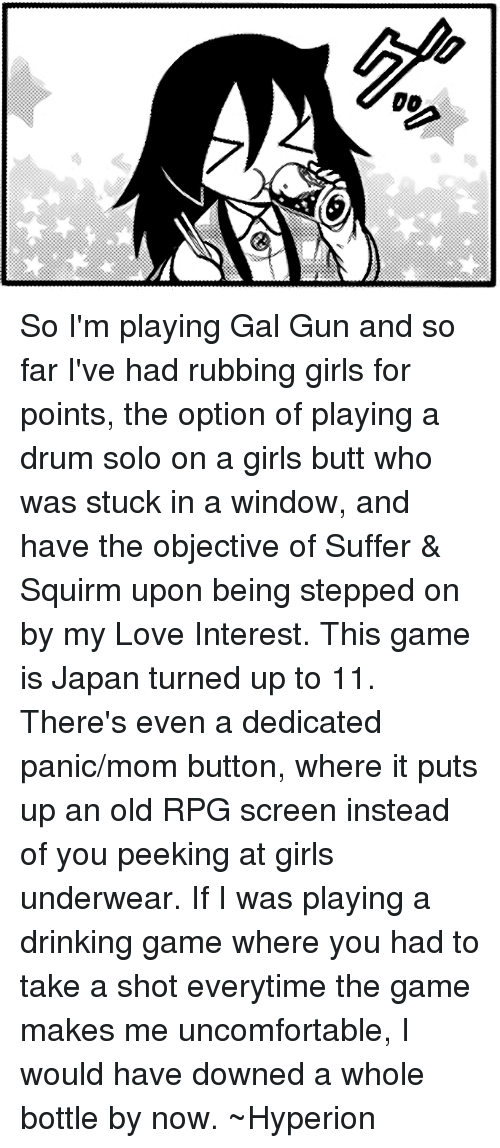 Girl trapped in window game hacked
